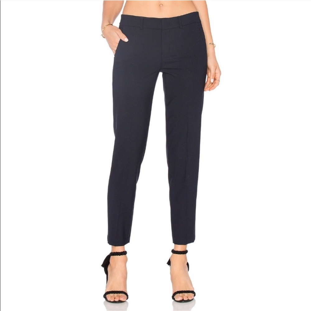 Vince Navy Crop Dress Pants